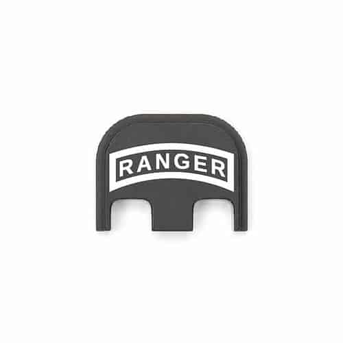 US Army Ranger Tab Metal Slide Backplate For GLOCK Pistols