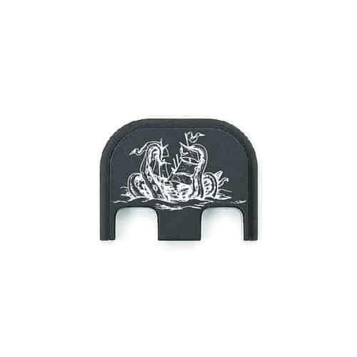 The Kraken Ship Attack Metal Slide Backplate For GLOCK Pistols
