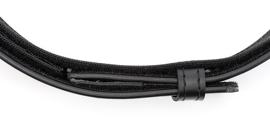 Safariland ELS Belt top down view of the two pin locking system