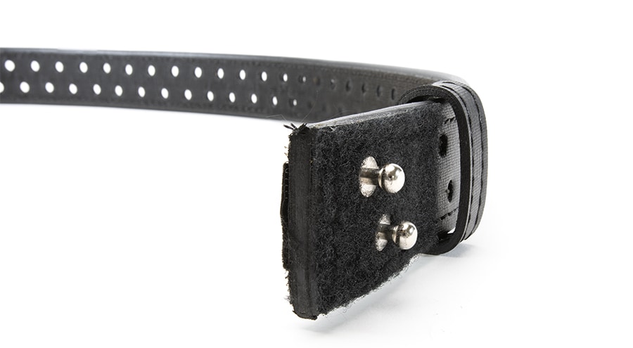 Safariland ELS shooting belt metal pin closure system close up different angle